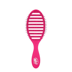 Wet Brush Speed Dry cepillo mojado para secado rápido, en rosa, desenreda sin tirar.
