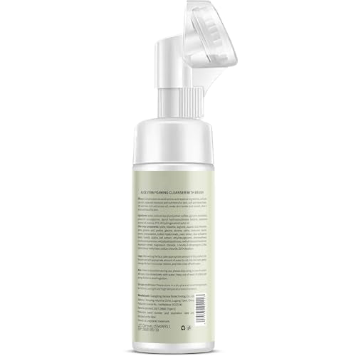 CERAVELO cepillo integrado potencia la limpieza facial sin irritación.