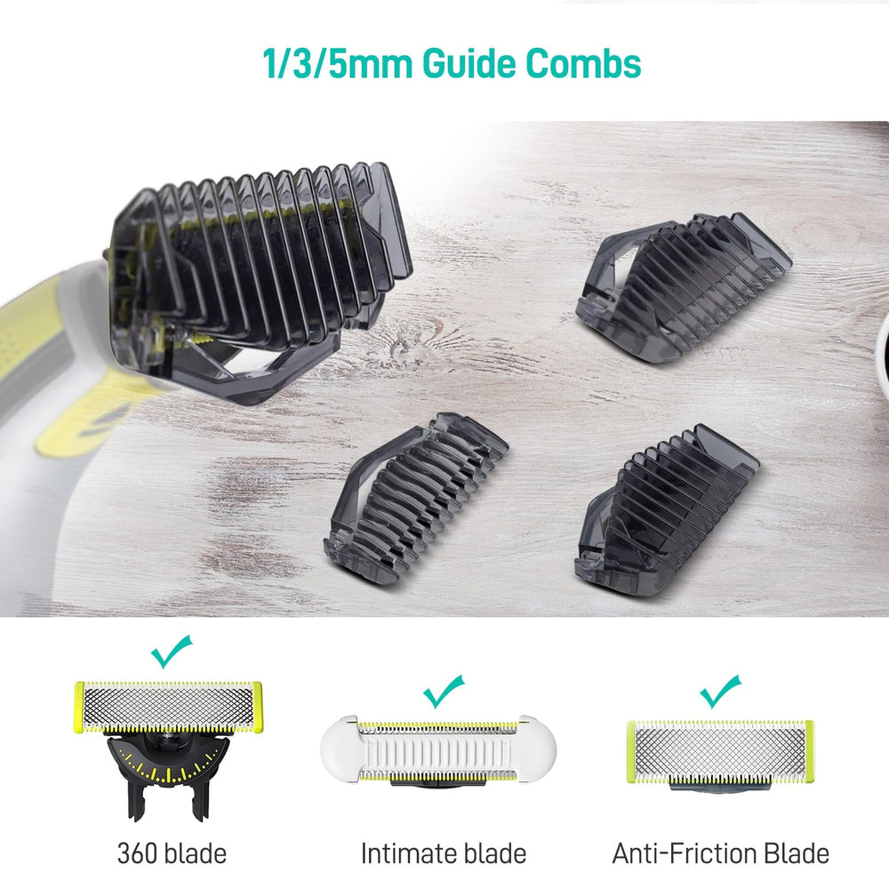 CERCGVEL guía 3mm para OneBlade: mantenimiento diario de barba