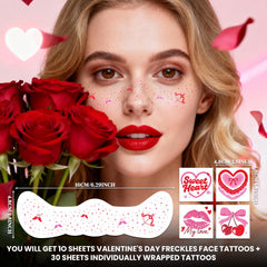 Tatuaje temporal Cerlaza de labios, ideal para celebraciones divertidas.