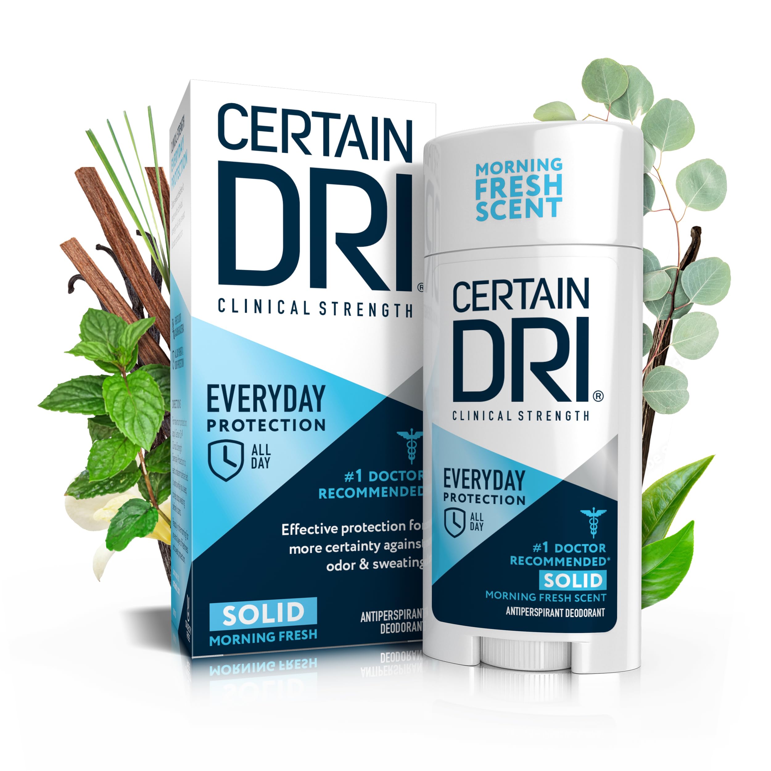 Certain Dri Everyday Strength: barra axilas noche, aplicación para mayor protección contra el sudor nocturno