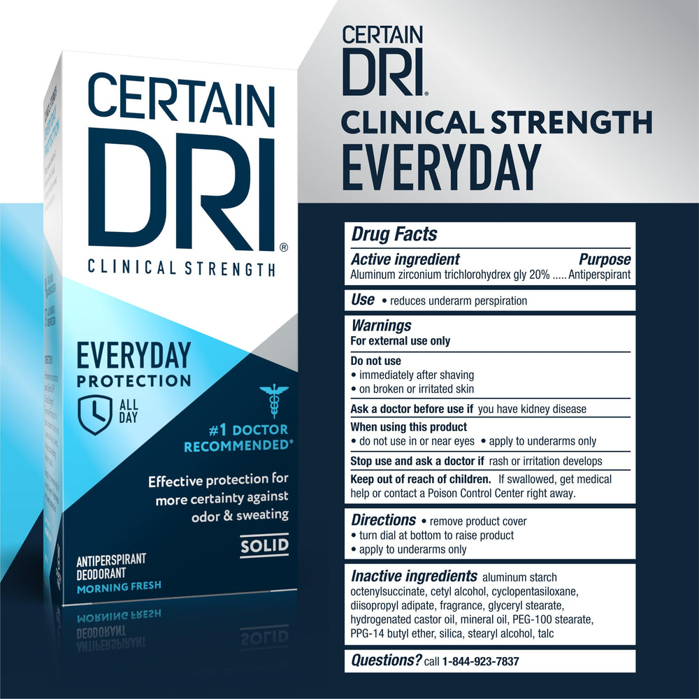 Certain Dri Everyday Strength: barra libre de crueldad certificada, opción ética para el cuidado personal