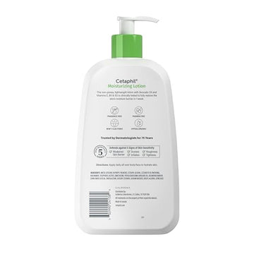 Cetaphil apto para todo tipo de piel, hidratación equilibrada