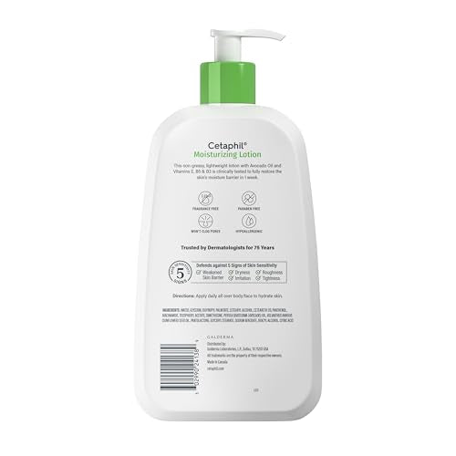 Cetaphil apto para todo tipo de piel, hidratación equilibrada