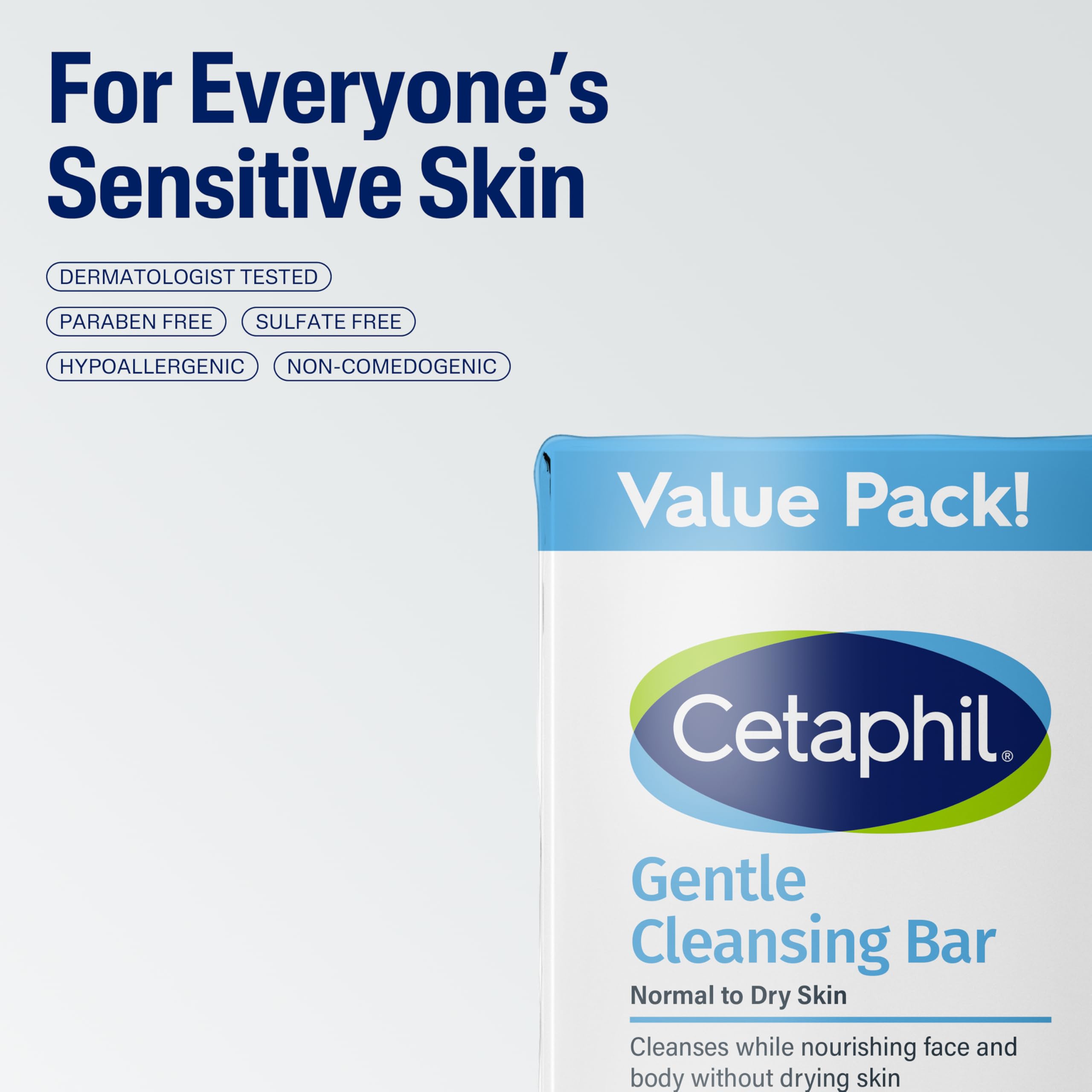 Cetaphil barra-paquete-tres-barras, solución práctica para rutinas familiares.