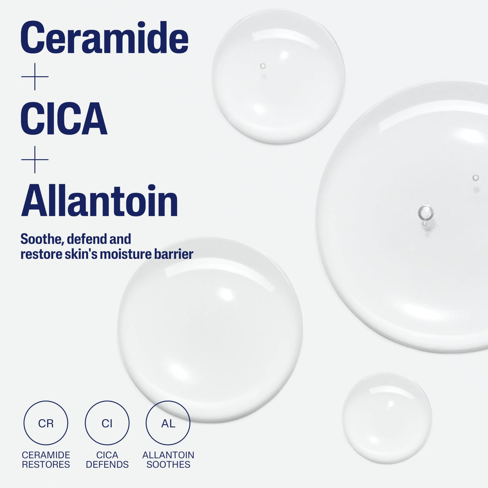 Texture close-up illustrating fast absorption and non-greasy finish