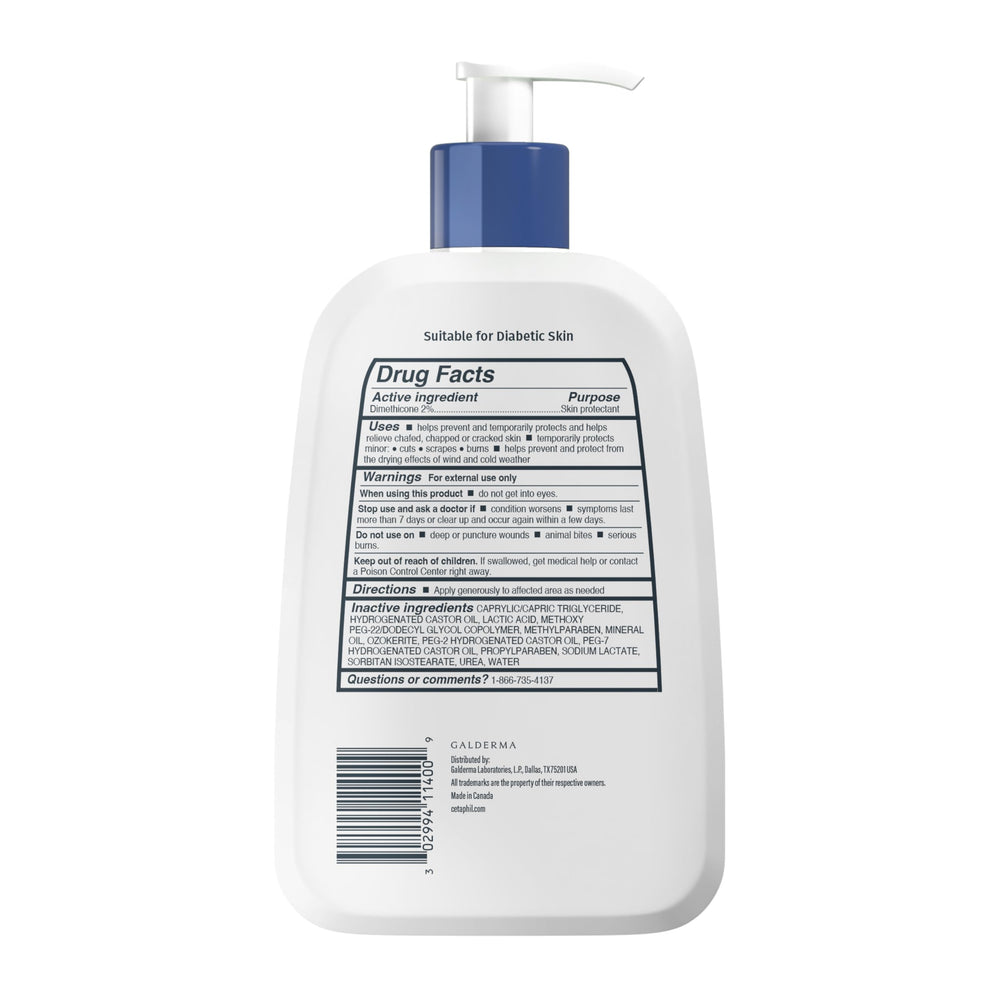 Cetaphil Cracked Skin Repair Lotion: fórmula adecuada para piel sensible y sin irritación.