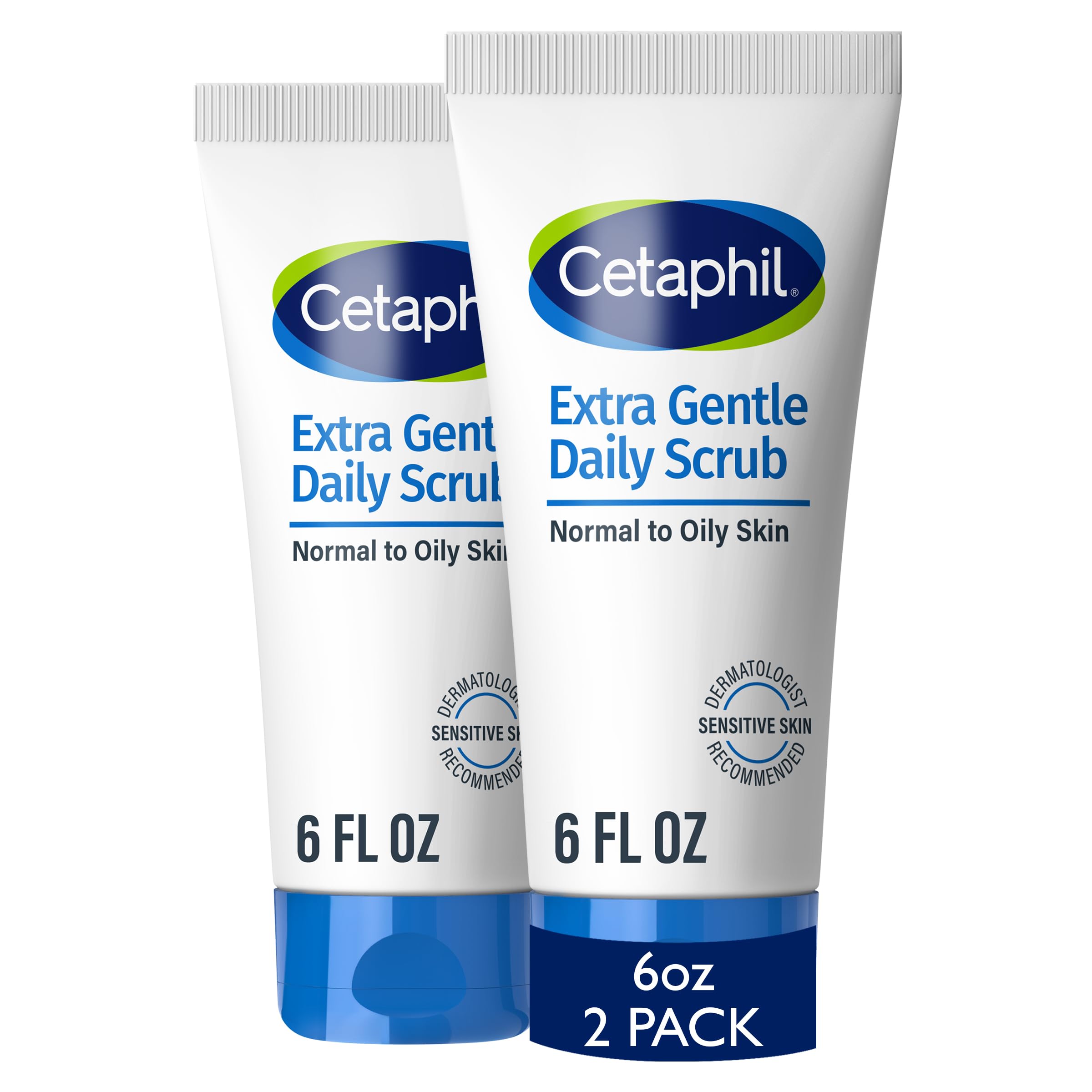 Cetaphil exfoliante facial suave diario, botella, limpia suavemente para piel sensible