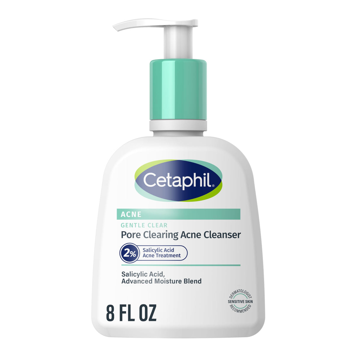 Cetaphil Gentle Clear bottle front view for smoother skin