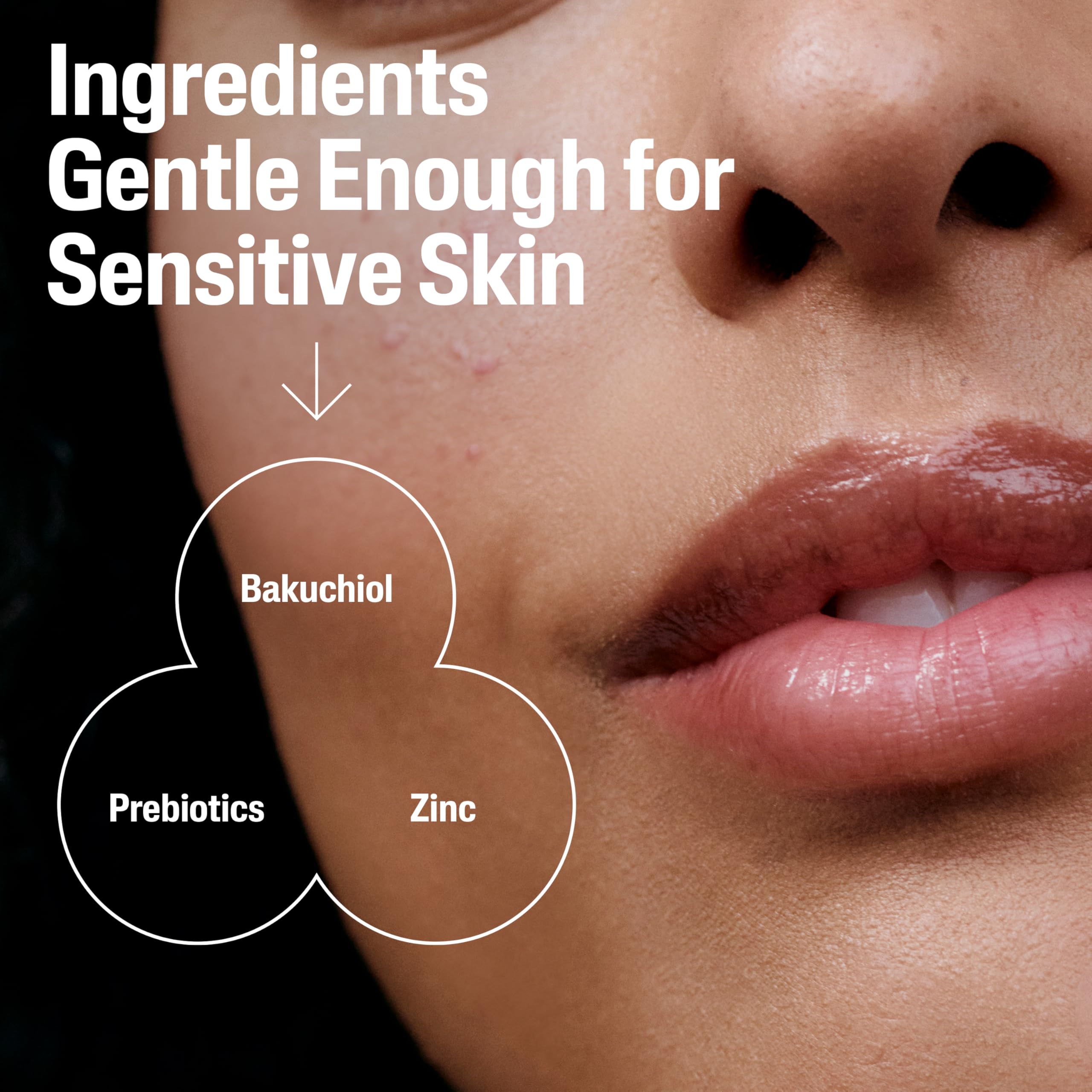 Label detail on Cetaphil serum emphasizing fragrance-free, oil-free formula