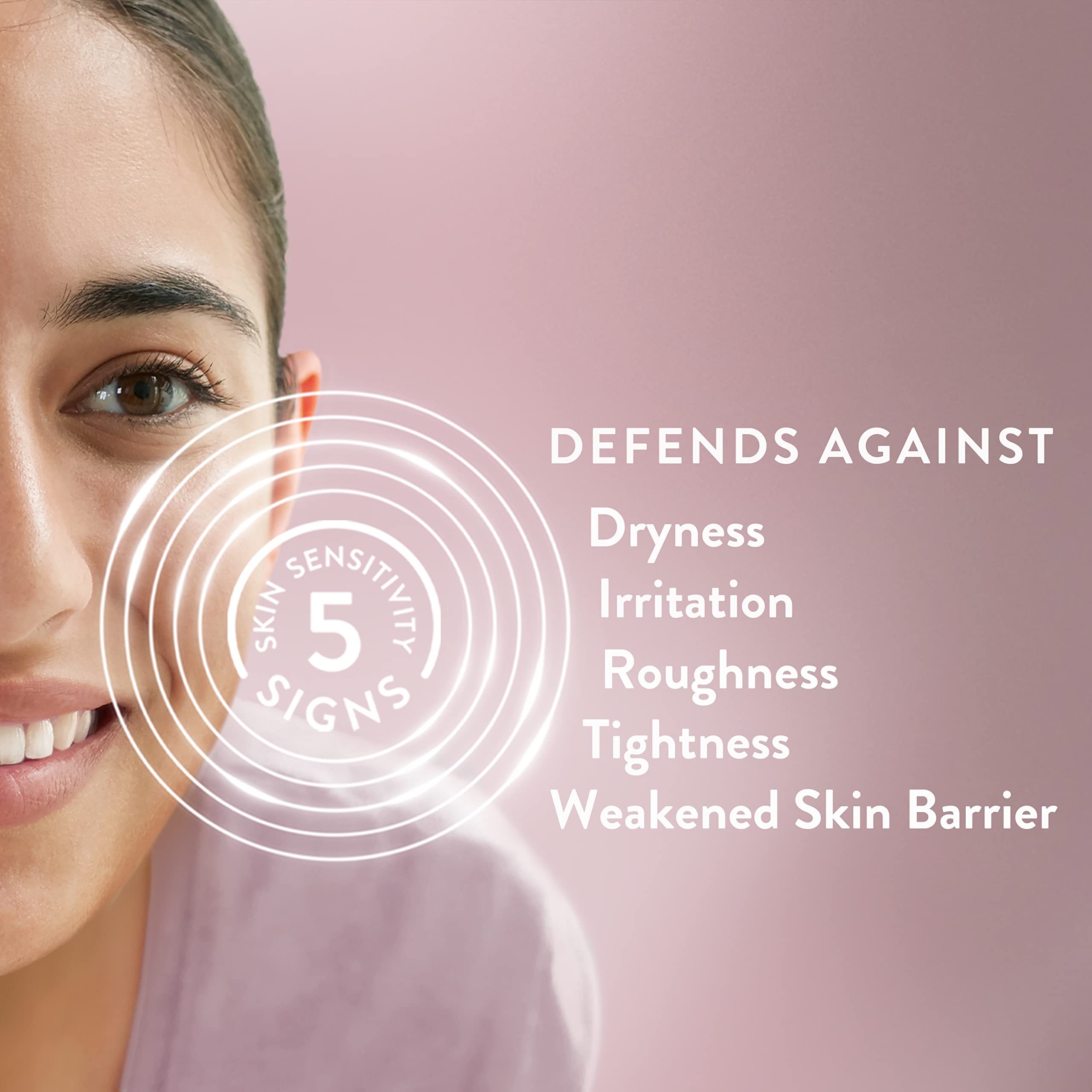 Close-up of Cetaphil serum texture for smooth, easy application.