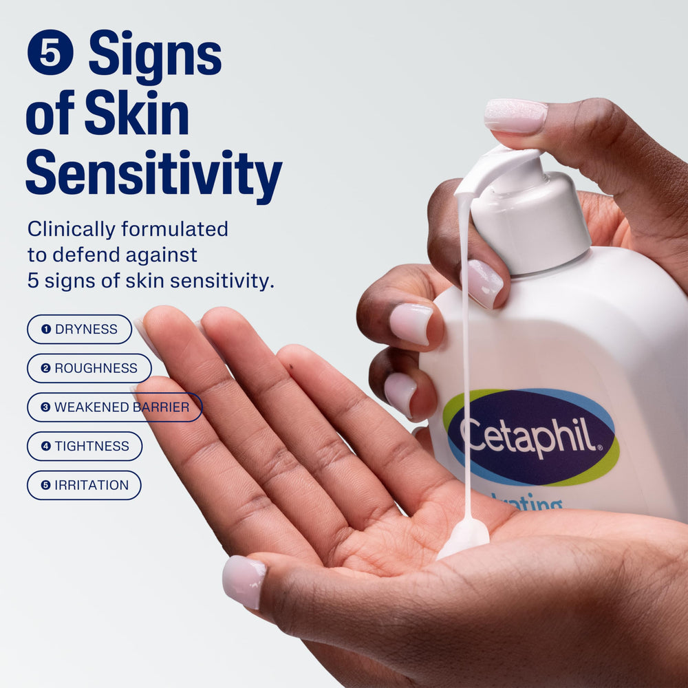 Cetaphil-hipoalergenico-sin-fragancia-etiqueta, indicado para piel sensible sin fragancias irritantes.