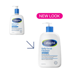Cetaphil Limpiador Facial Diario — sin fragancia, perfecto para piel sensible.