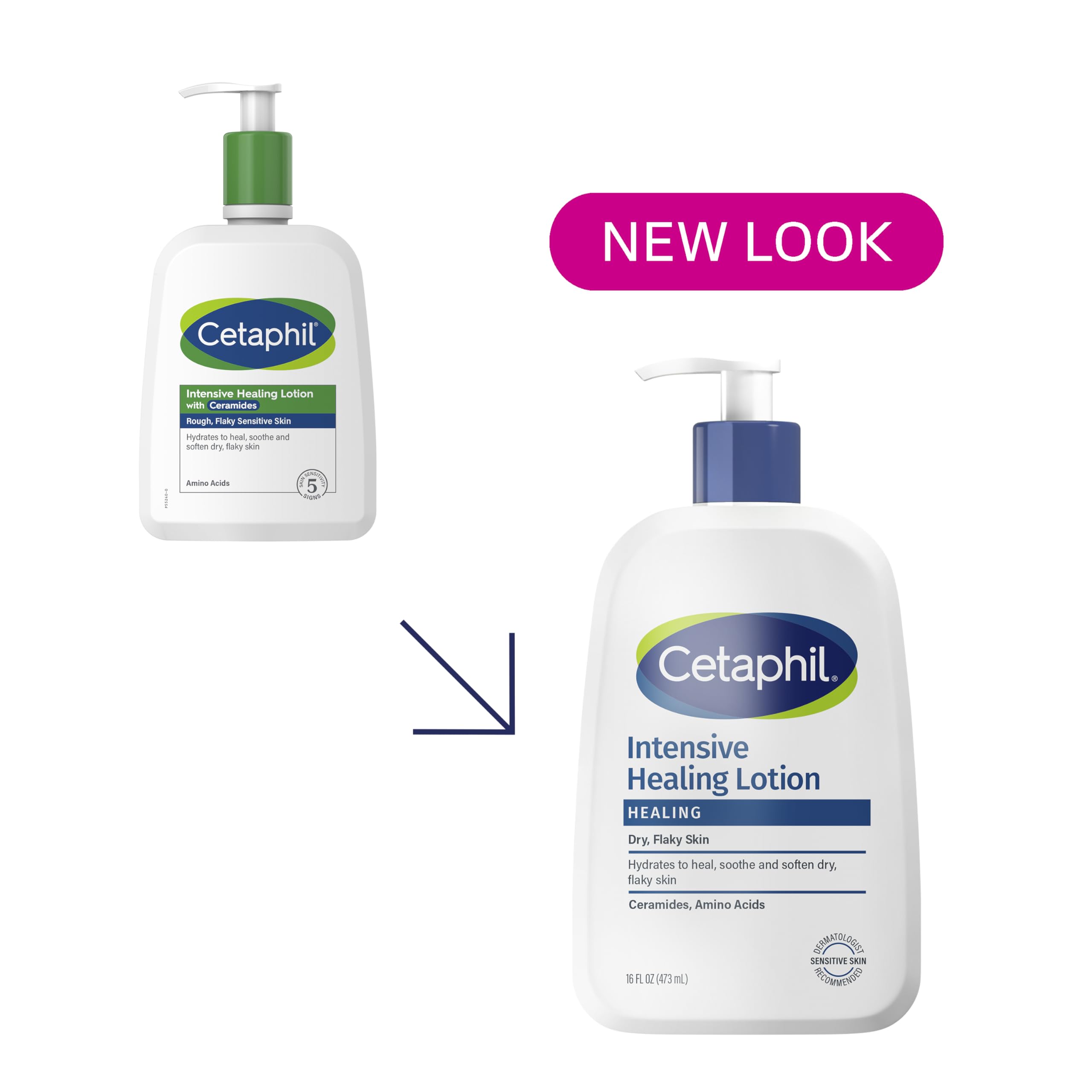 Cetaphil loción curación intensiva textura cremosa para piel seca y sensible