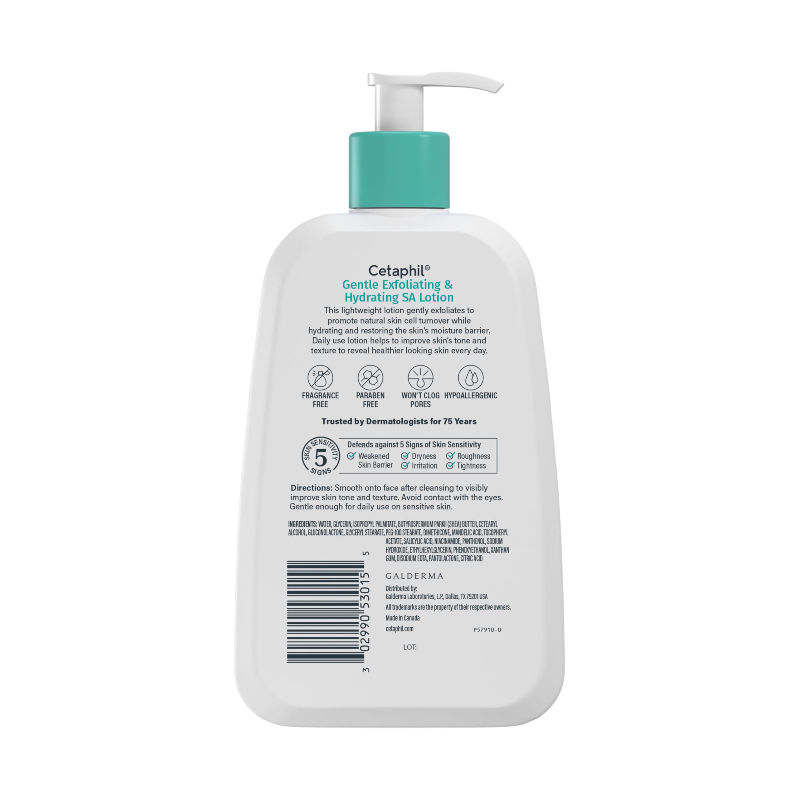 Cetaphil Locion Exfoliante SA: uso diario para mantener la barrera cutanea