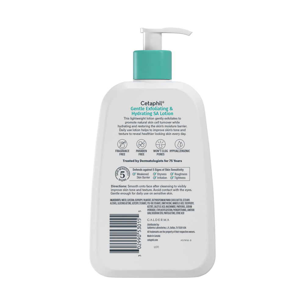 Cetaphil Locion Exfoliante SA: uso diario para mantener la barrera cutanea