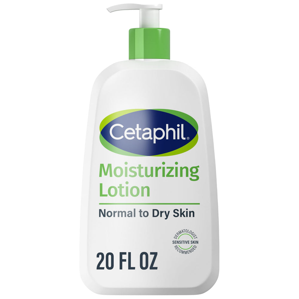 Cetaphil loción hidratante para rostro y cuerpo en botella, ideal para uso diario