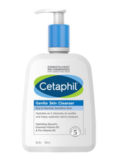 Cetaphil Nettoyant Doux en bouteille 1L, nettoyage quotidien en douceur.