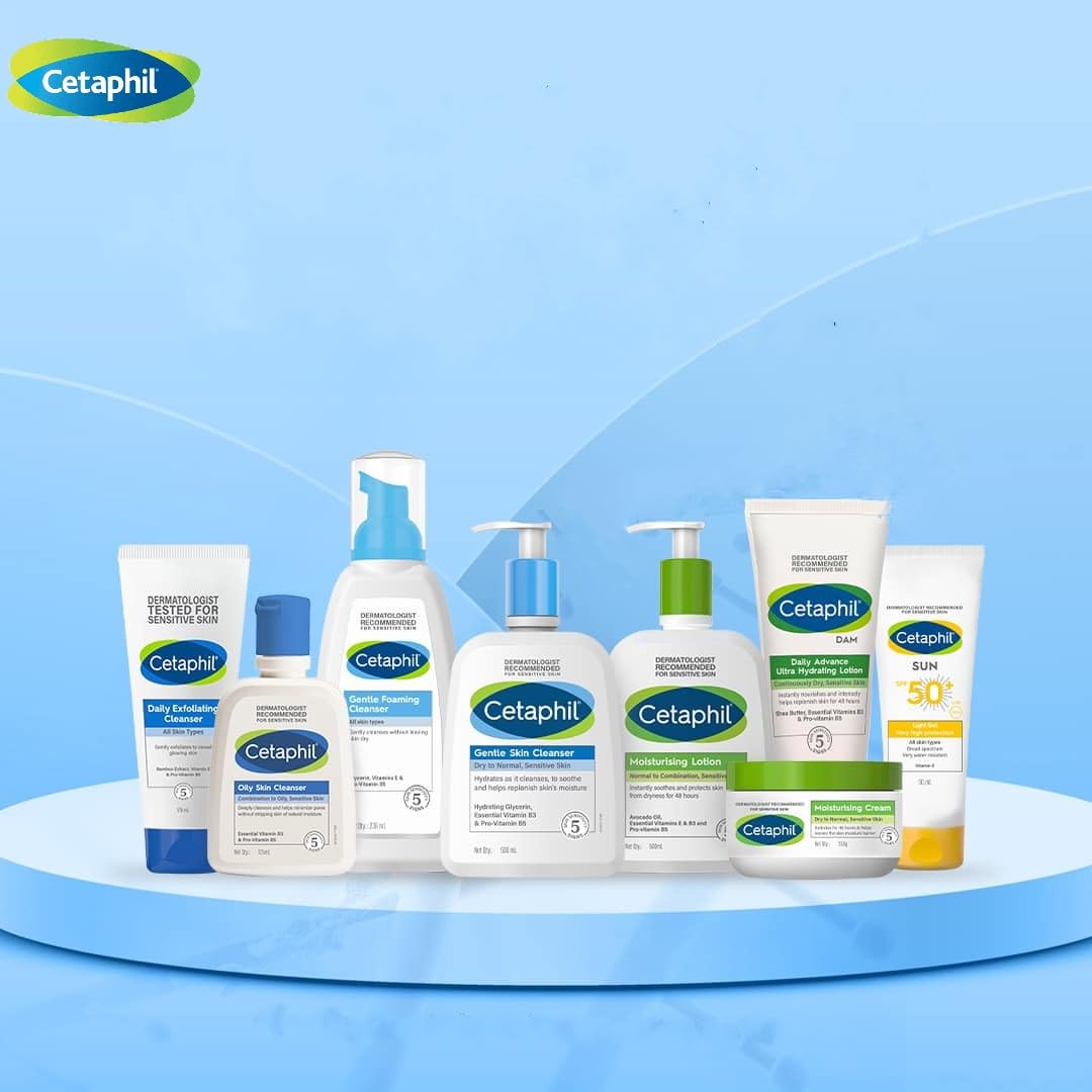 Emballage carton Cetaphil Nettoyant Doux prêt à être utilisé.