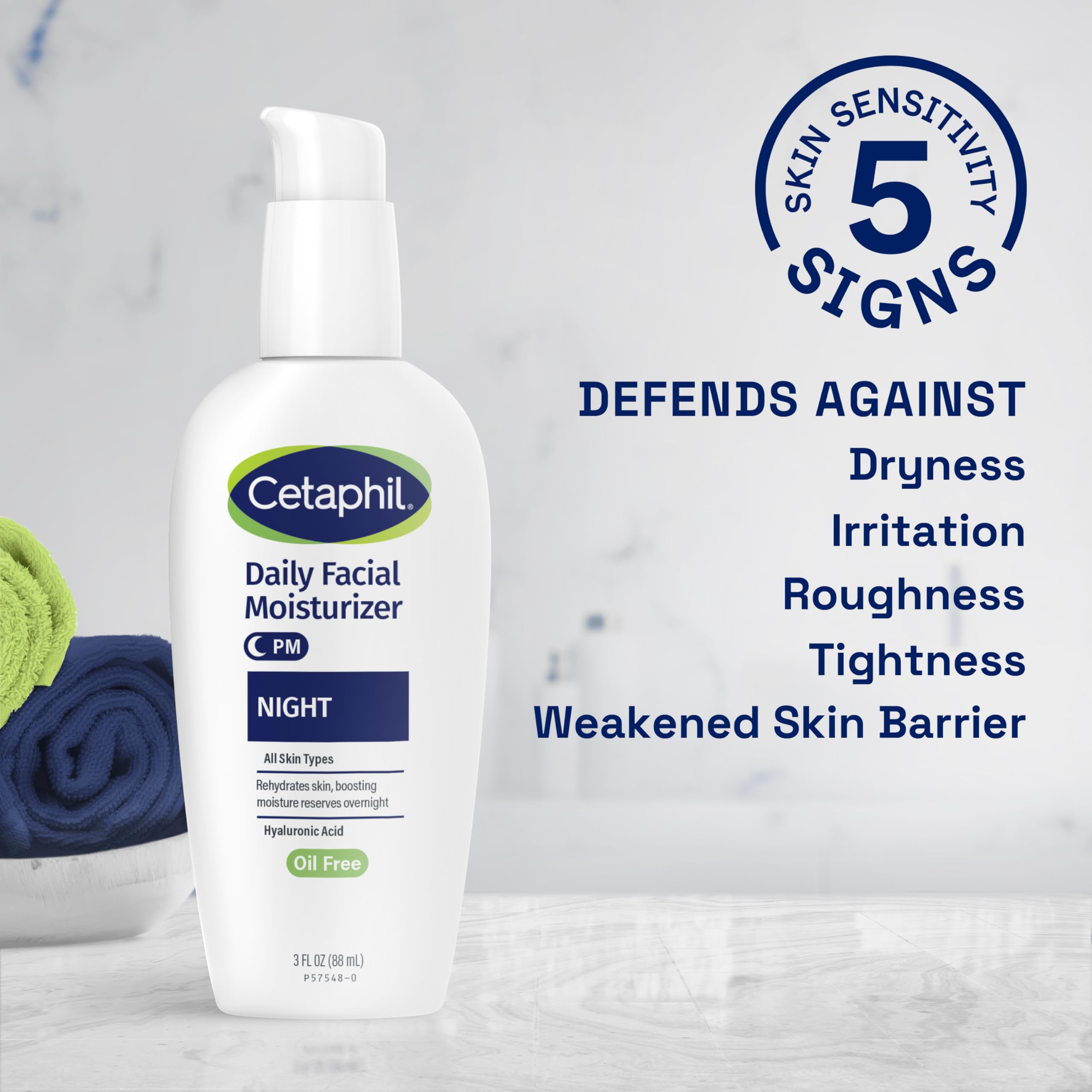 Cetaphil para piel sensible, recomendado por dermatólogos, suave y respetuoso.
