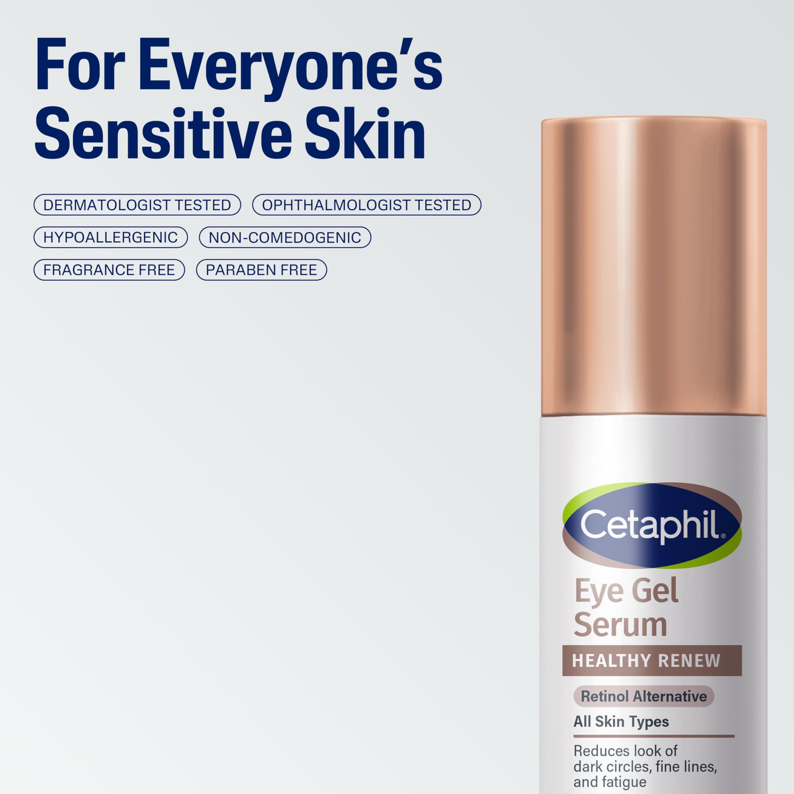 Cetaphil: téctres con niacinamida y panthenol para hidratación y reparación