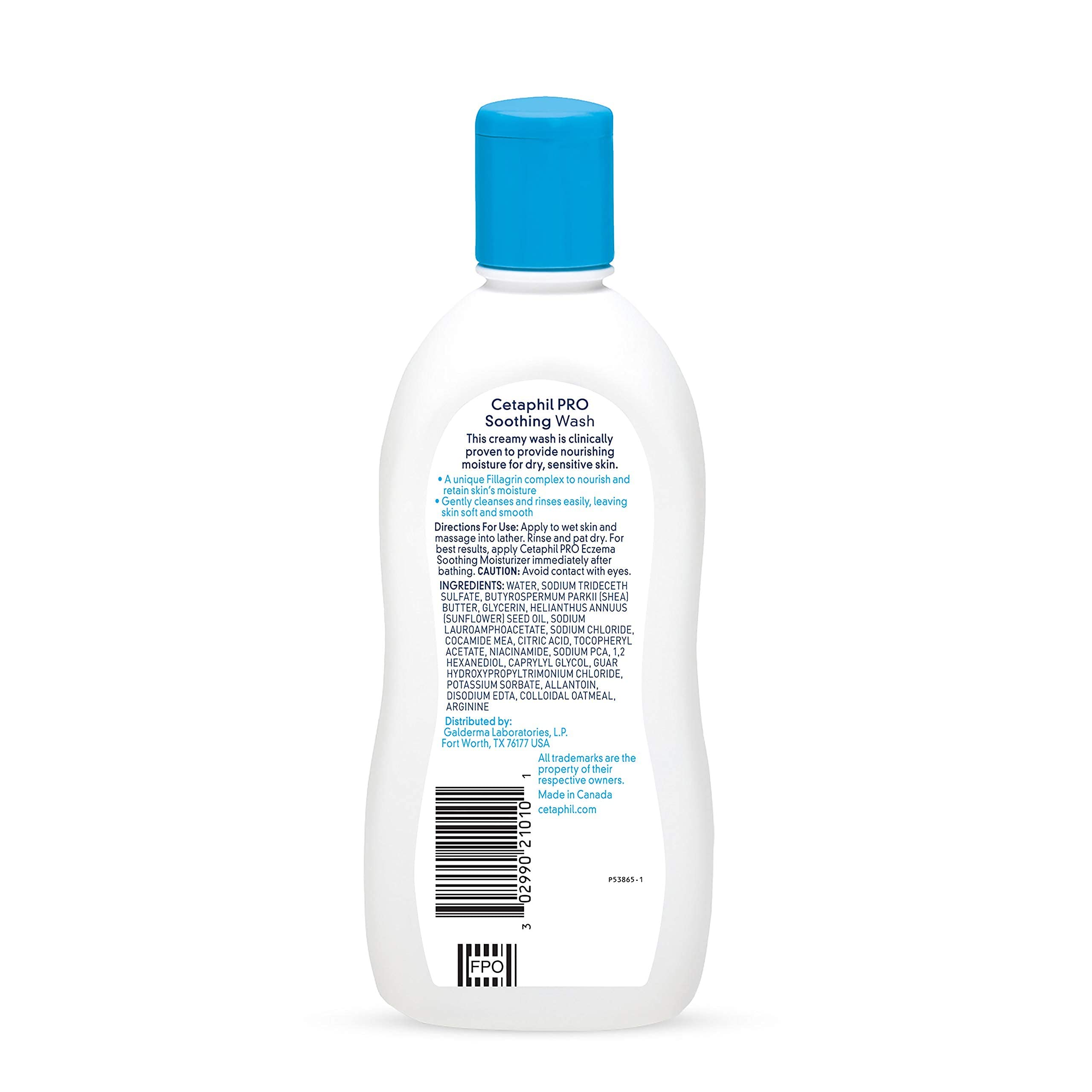 Formule sans parfum et sans savon, hypoallergénique pour peau sensible.