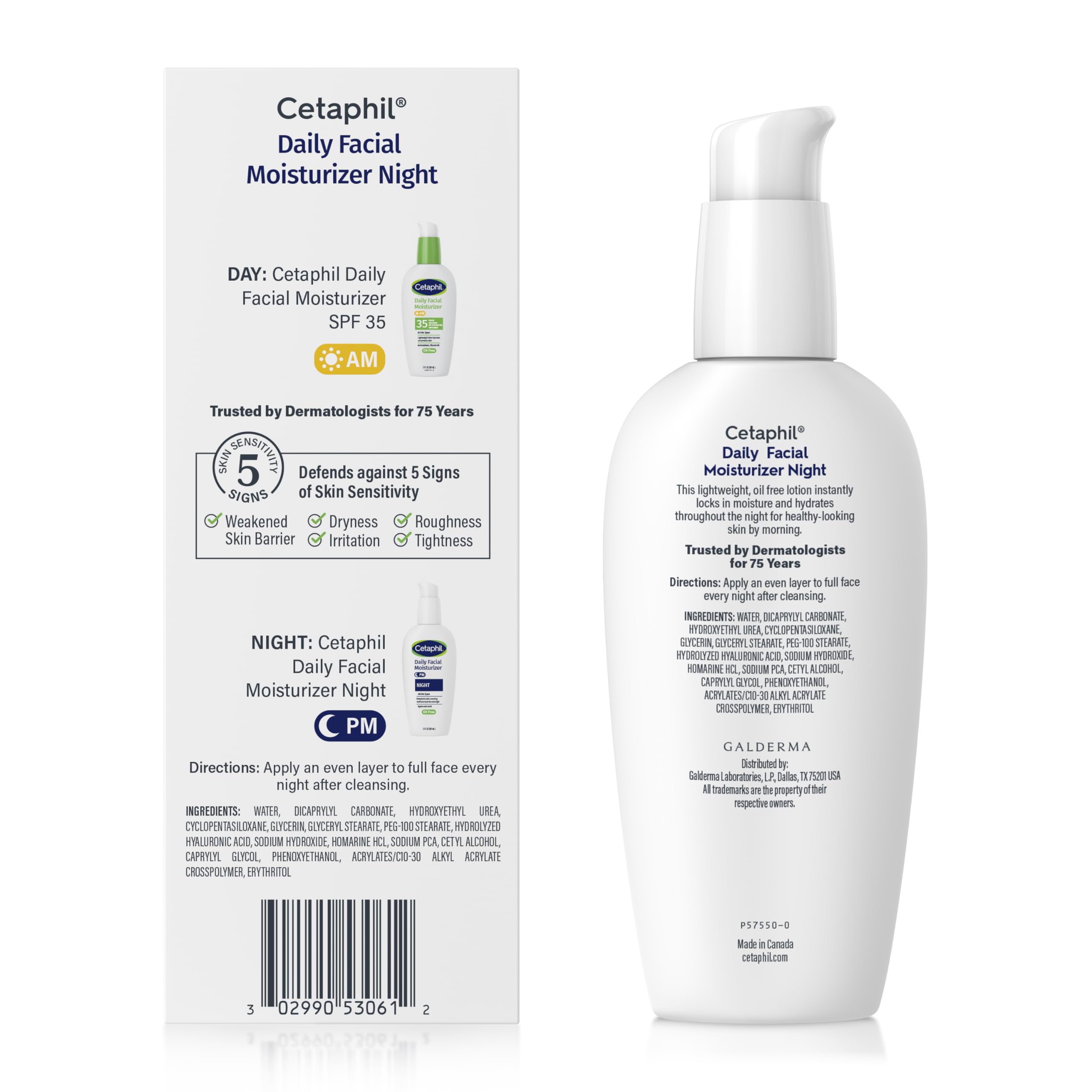 Cetaphil rutina de noche, hidratación que acompaña tu piel.