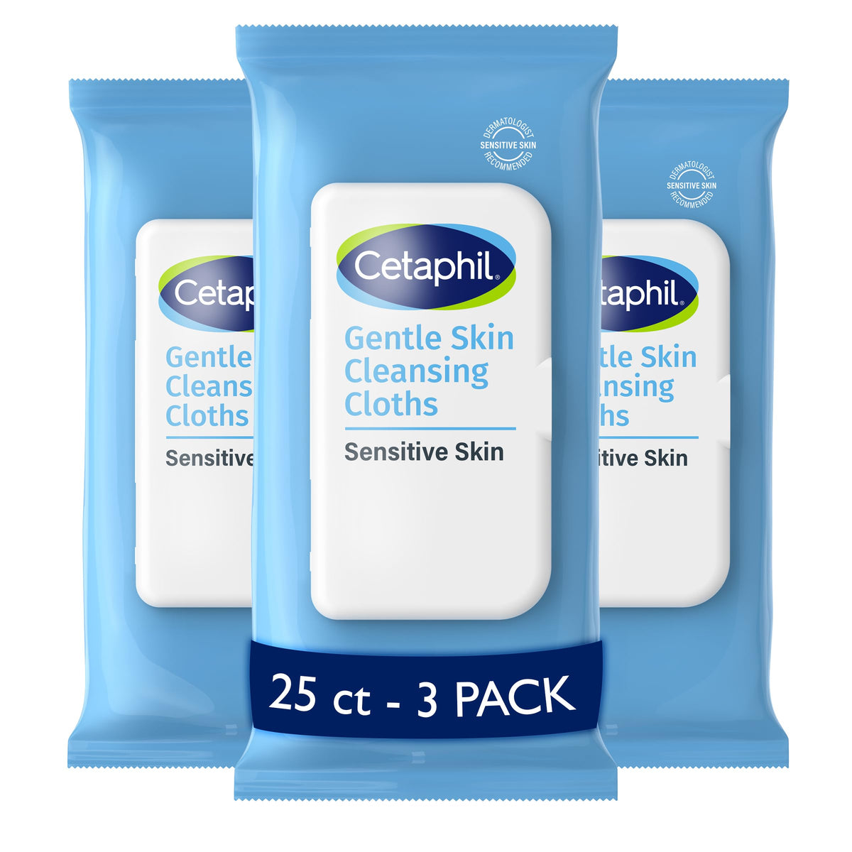 Cetaphil toallitas limpieza facial suave para piel sensible
