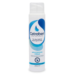 Cetraben crema 200 ml en envase, hidratante suave para piel seca