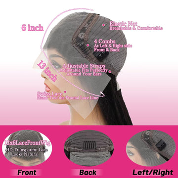 Peluca Cevkira con ondas de cuerpo naturales y duraderas.