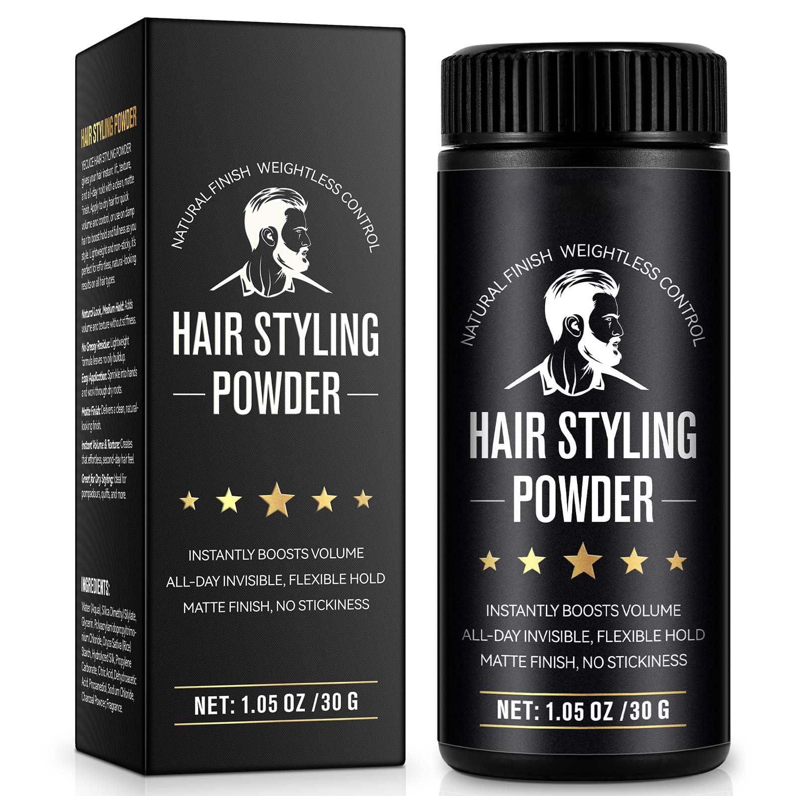 CFXYHNOX polvo de peinado en botella ofrece volumen y textura para cabello fino