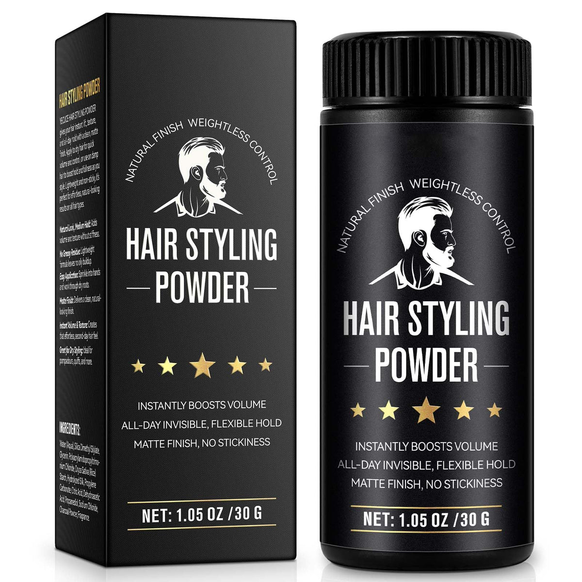 CFXYHNOX polvo de peinado en botella ofrece volumen y textura para cabello fino