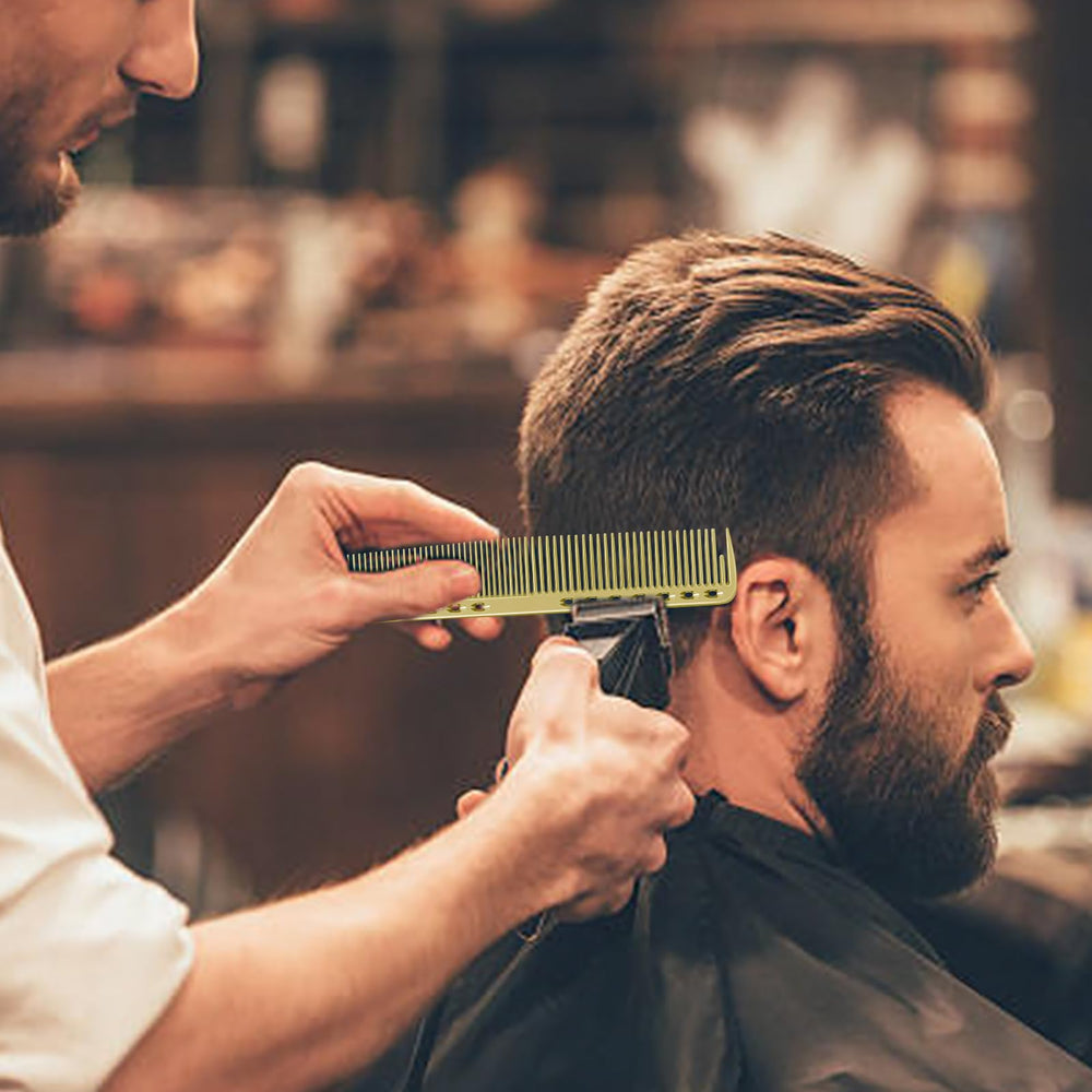 CGBARBER conjunto profesional de peluquería en aluminio dorado para uso diario