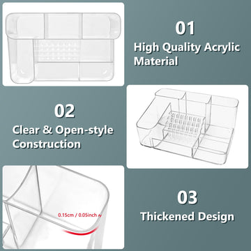 CGBE superficie acrilico transparente permite ver herramientas sin buscar.