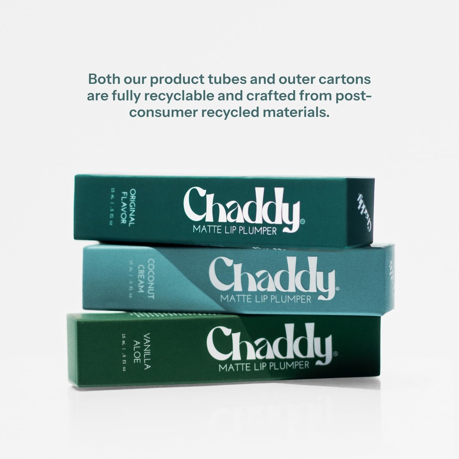 Utilisation quotidienne possible de Chaddy Lip Plumper Matte comme base avant couleur