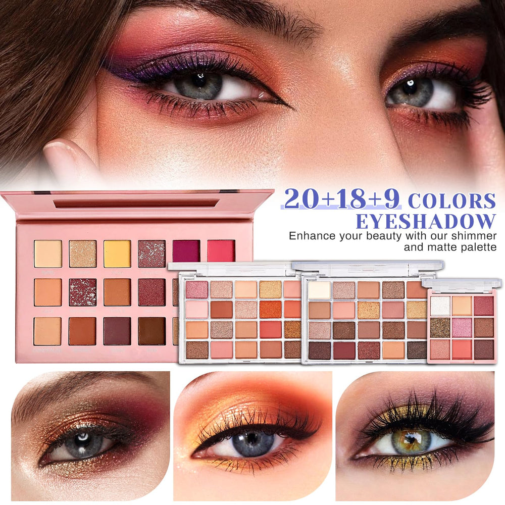 CHAFFUL kit maquillaje todo en uno paleta de correctores para cobertura suave