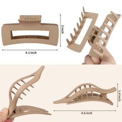 CHANDAT set de 8 pinzas para cabello, variedad de estilos.