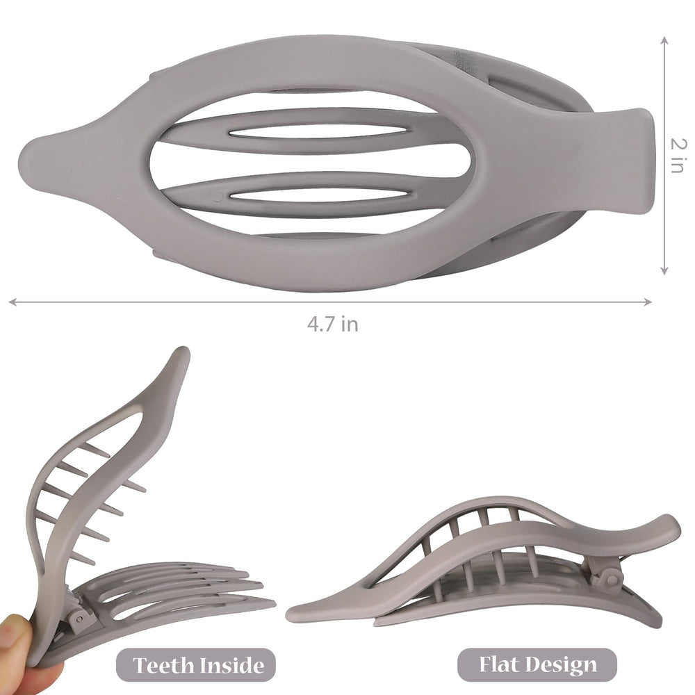 Pinza plana CHANDAT multicolor para combinar con tu atuendo diario.
