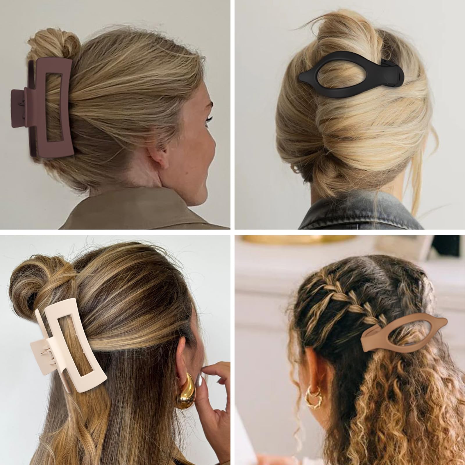 CHANDAT pinzas con resorte de metal fuerte y duraderas.