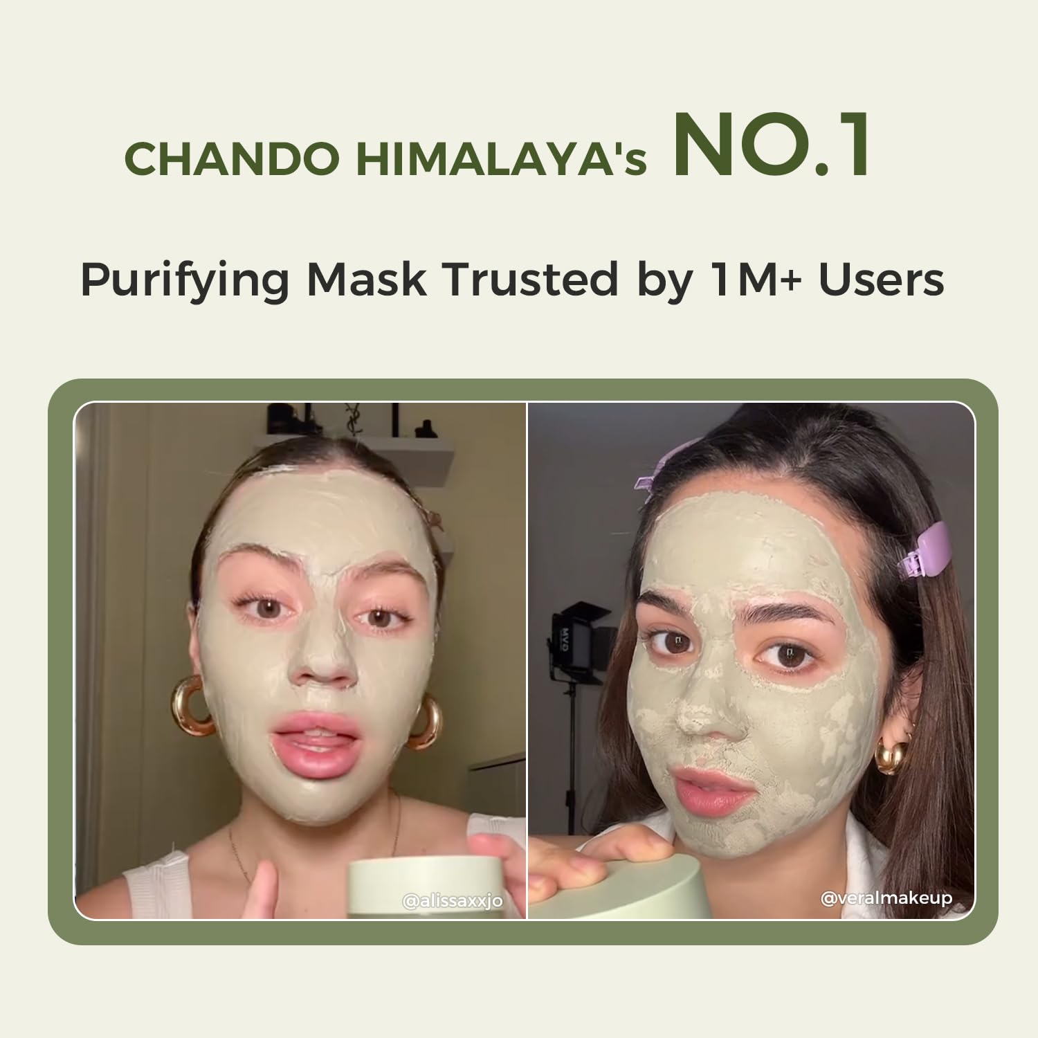 CHANDO HIMALAYA poros-refinados tras uso regular.