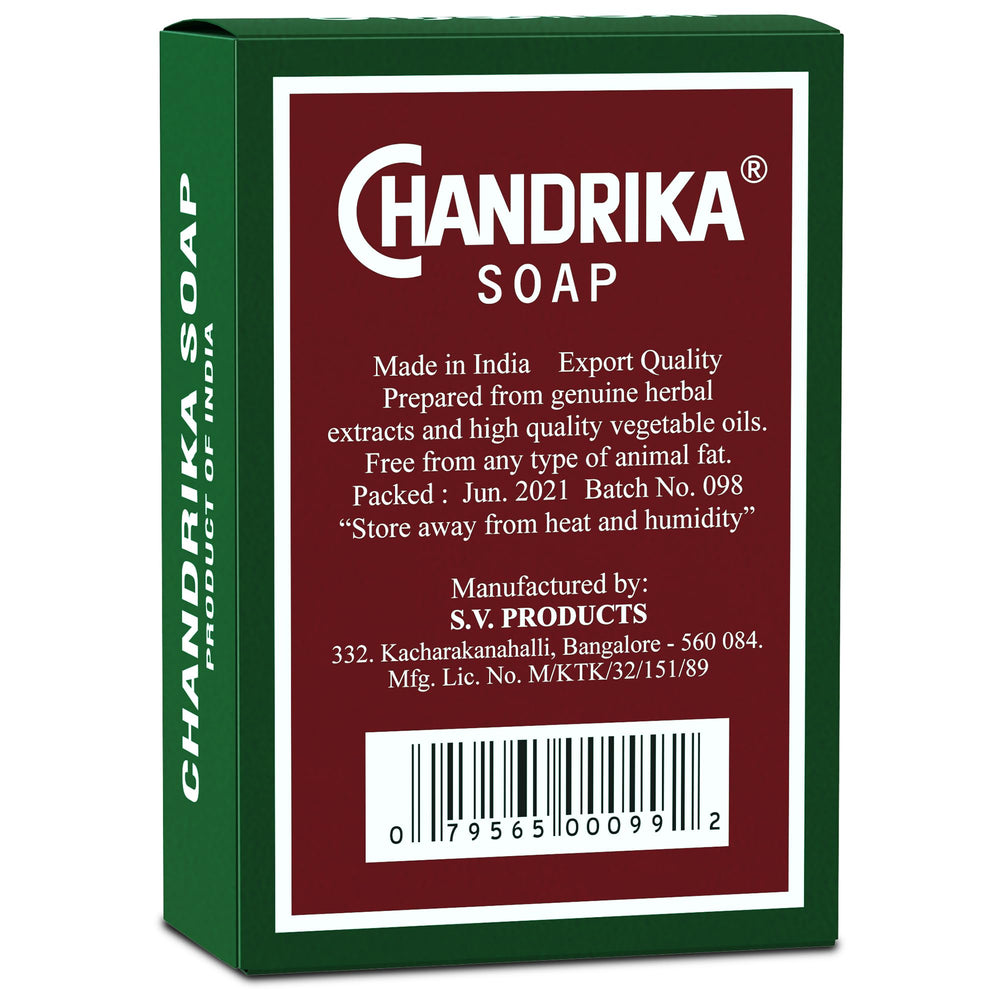 Chandrika, barra natural vegana para piel sensible y limpia