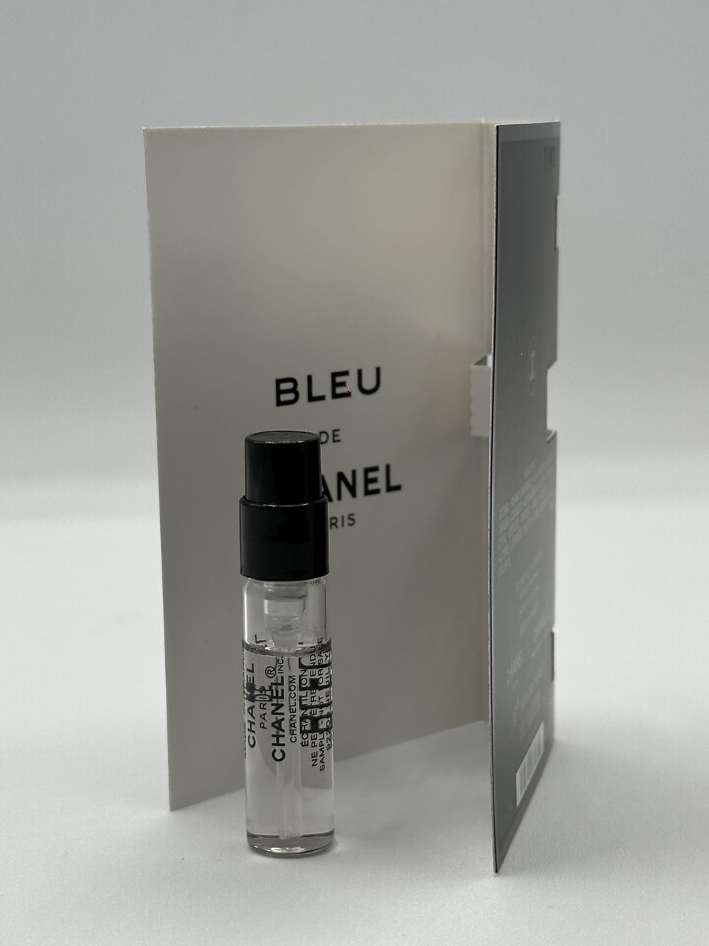 CHANEL Bleu de Parfum, muestra ideal para probar antes de comprar.