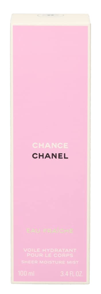 CHANEL Chance Eau Fraîche detalle de envase, diseño elegante.