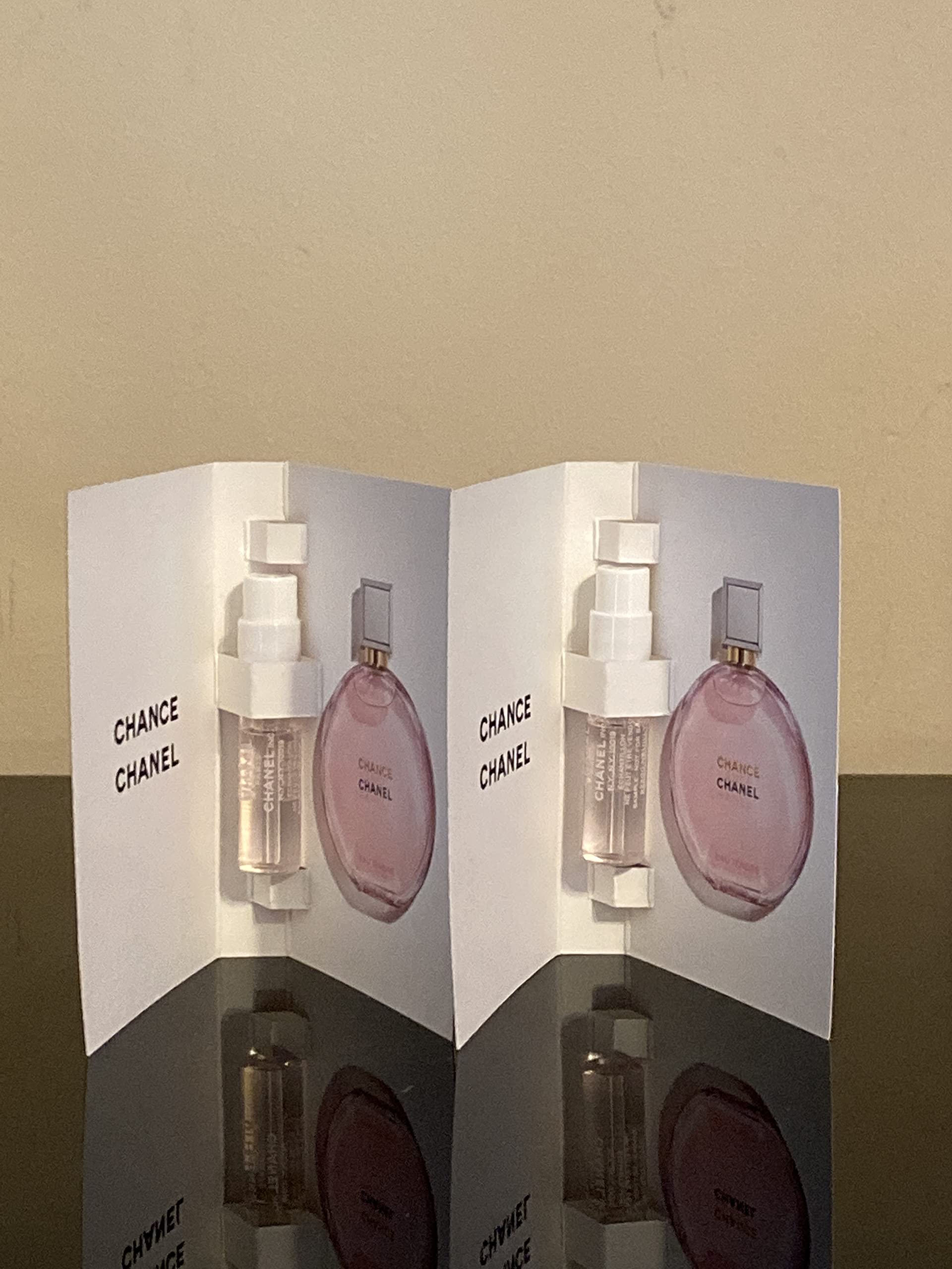 CHANEL Chance Eau Tendre on display, elegant shelf presence.