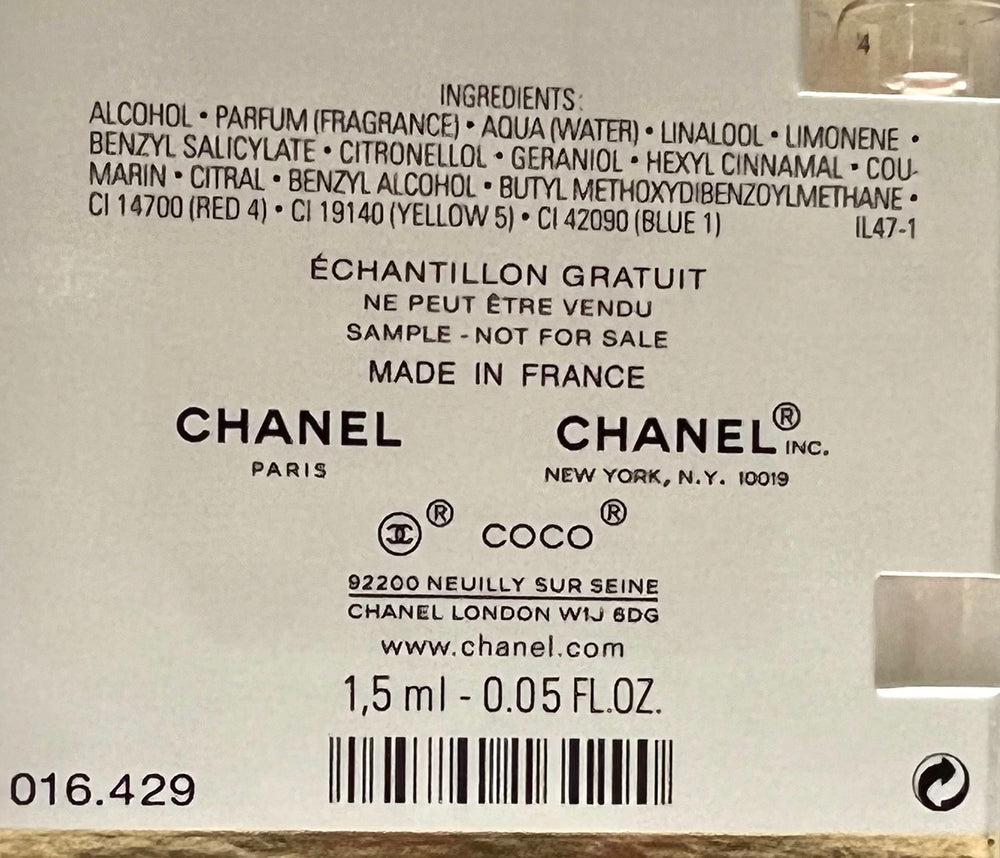 CHANEL Coco Mademoiselle diseño frasco, referencia de lujo
