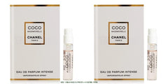 CHANEL Coco Mademoiselle Intense vials pair for convenient sampling and travel.