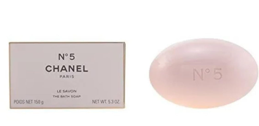 Chanel N°5 savon bain 150 g, emballage élégant prêt à offrir.