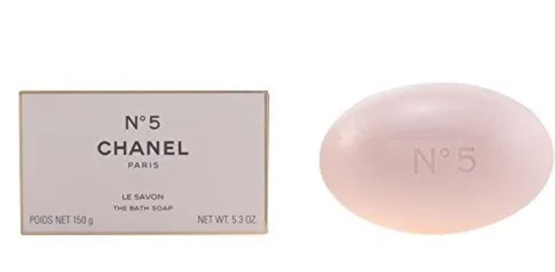 Chanel N°5 savon bain 150 g, emballage élégant prêt à offrir.