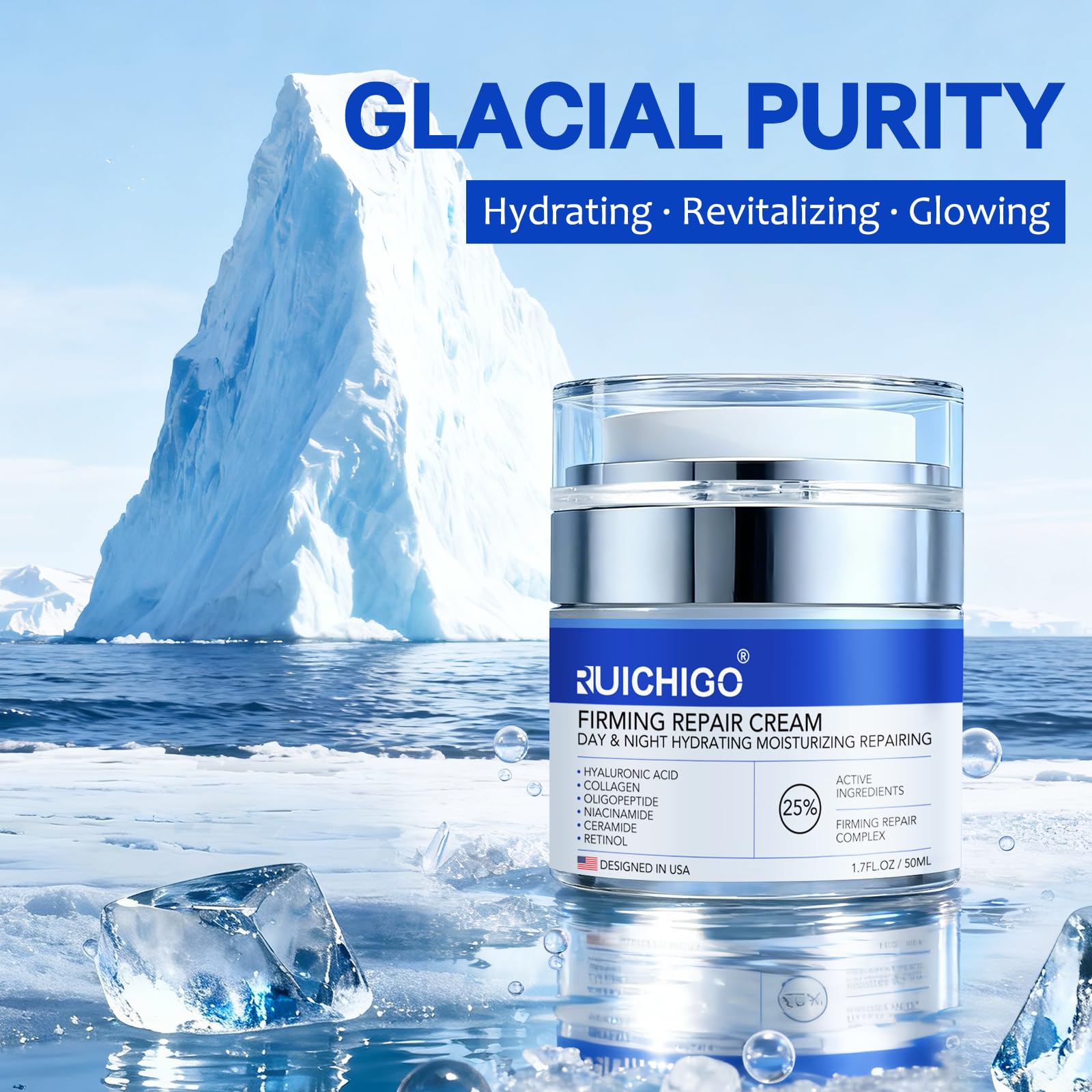 CHAOGOHUI crema retinol colageno firmeza para textura suave y tono uniforme