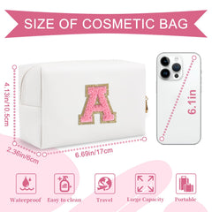 ChaoGreat bolsa maquillaje PU cuero resistente al agua, fácil de limpiar para viajes